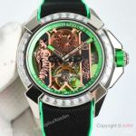 TWF Swiss Replica Jacob & Co. Epic x CR7 Heart of CR7 Calibre JR2301 Watch with Baguettes
